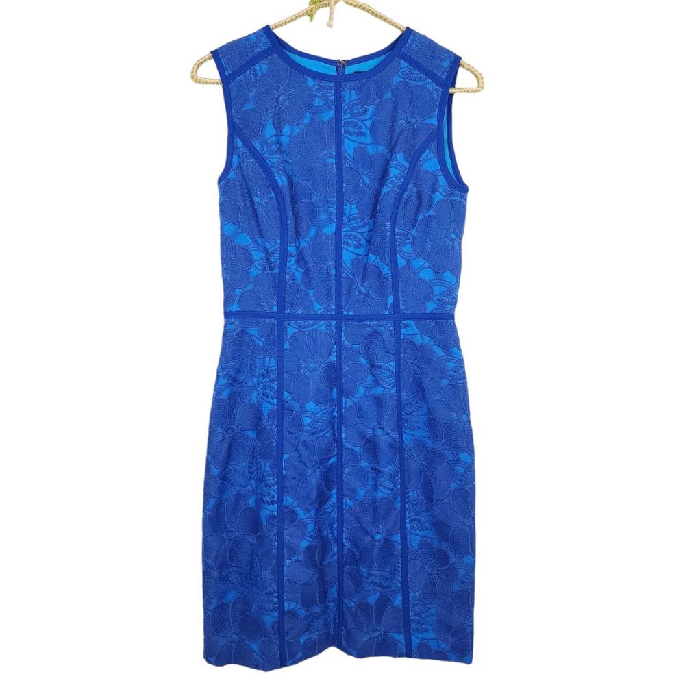 Cynthia Steffe Eleonara Floral Embroidered Sheath Dress
